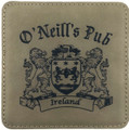 Irish Coat of Arms Coasters with Wood Stand The Irish Rose Gifts