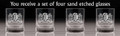Irish Coat of Arms Nob Hill Tumblers - Set of 4 |The Irish Rose Gifts