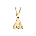 Trinity Knot Necklace - Gold Plated by Solvar Jewelry S4995