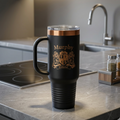 Irish Coat of Arms 40 oz Mega Travel Mug – Black & Rose Gold