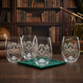 Irish Coat of Arms Stemless Beverage or Wine Glass – 21 oz