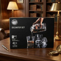 Irish Coat of Arms Whiskey Decanter & Glass Set – Square 750 mL (Sand Etched) 