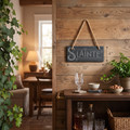 Irish “Sláinte” Slate Wall Hanging Decor