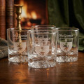 Irish Coat of Arms Tequila & Liquor Decanter & Glass Set – 750 mL (Sand Etched)
