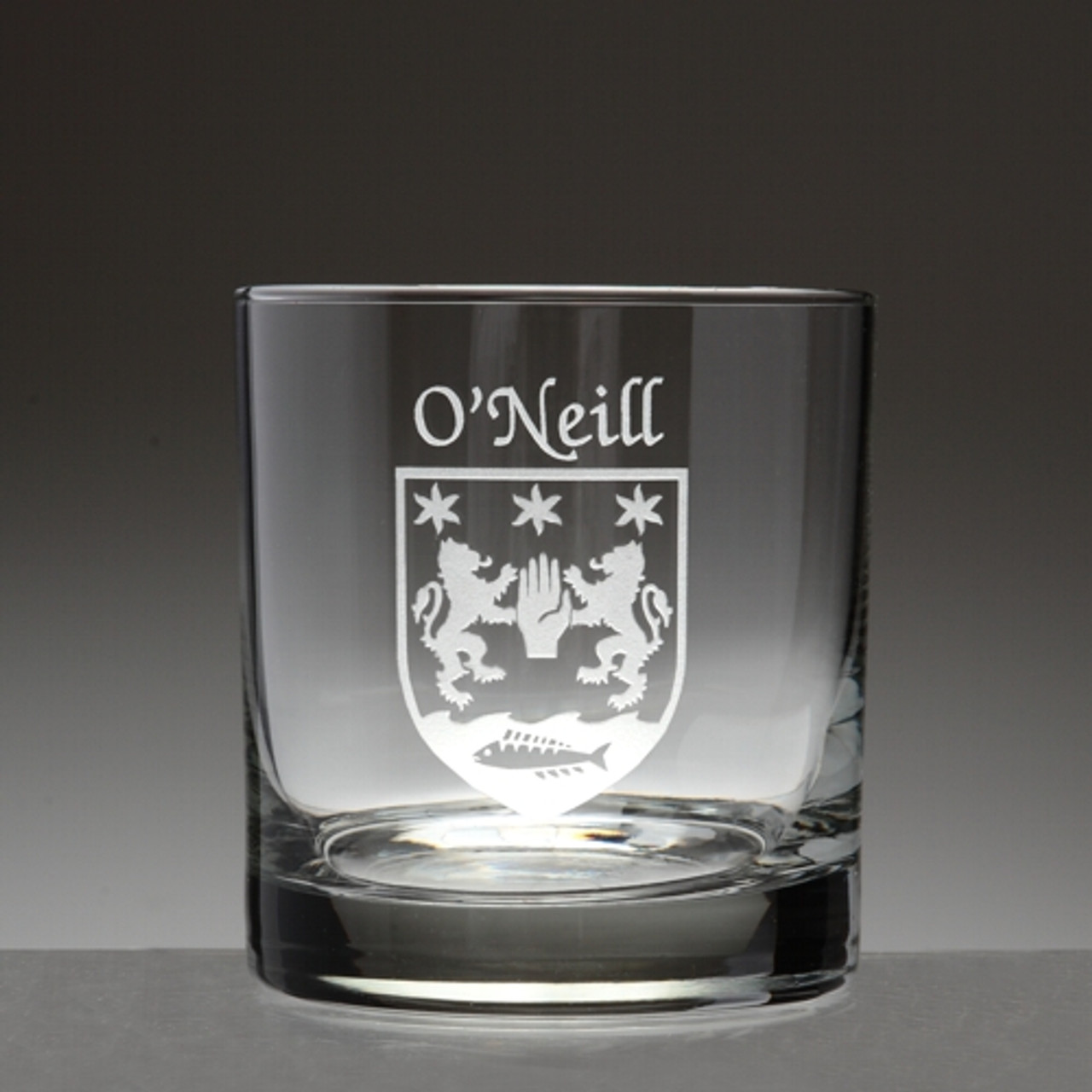 Personalized Coat of Arms Red Wine Glasses - Set of 4 at IrishShop