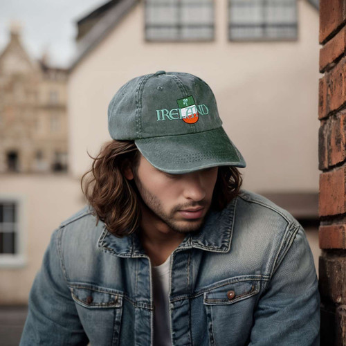 Irish Flag Shield Cap The Irish Rose Gifts