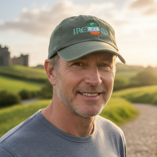 Irish Flag Shield Cap