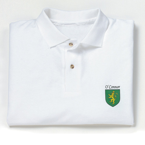 Irish Coat of Arms Polo Sport Shirt | Irish Rose Gifts
