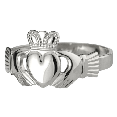 Ladies Claddagh Ring - Sterling Silver by Solvar S2271