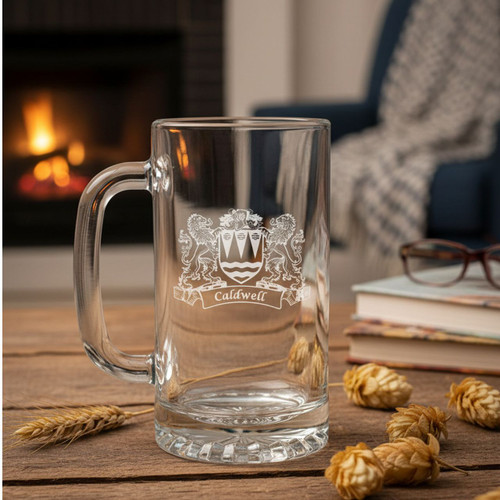 Irish Coat of Arms Beer Mug with Lions The Irish Rose Gifts