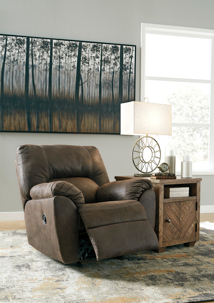 rooms to go leather rocker recliner