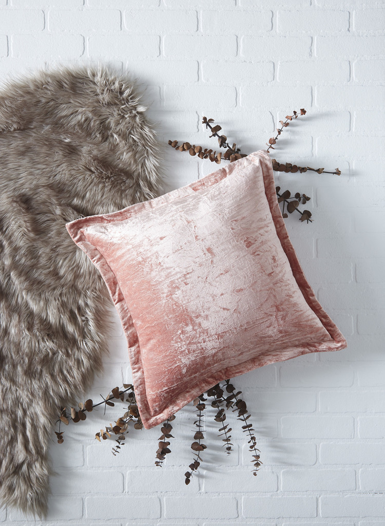 Blush and shop grey pillows