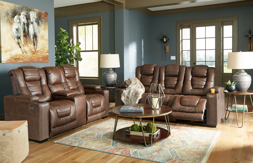 Living room set 2024 with reclining loveseat