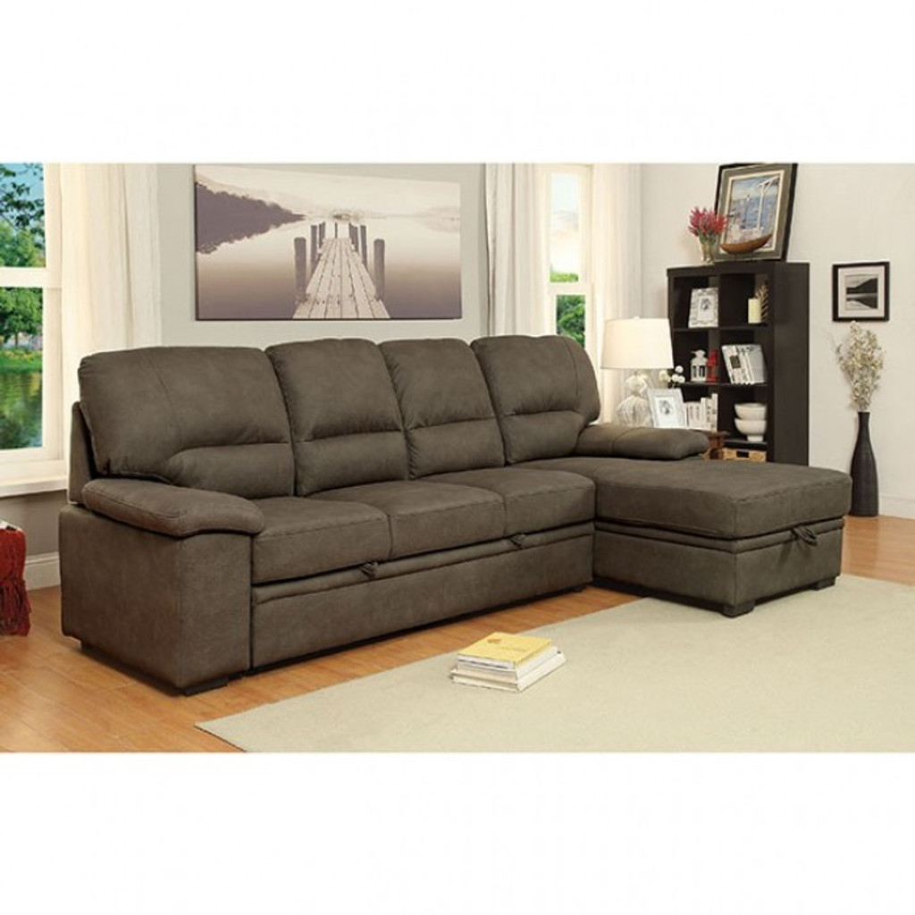 The Alcester Earth Sleeper Storage Sectional