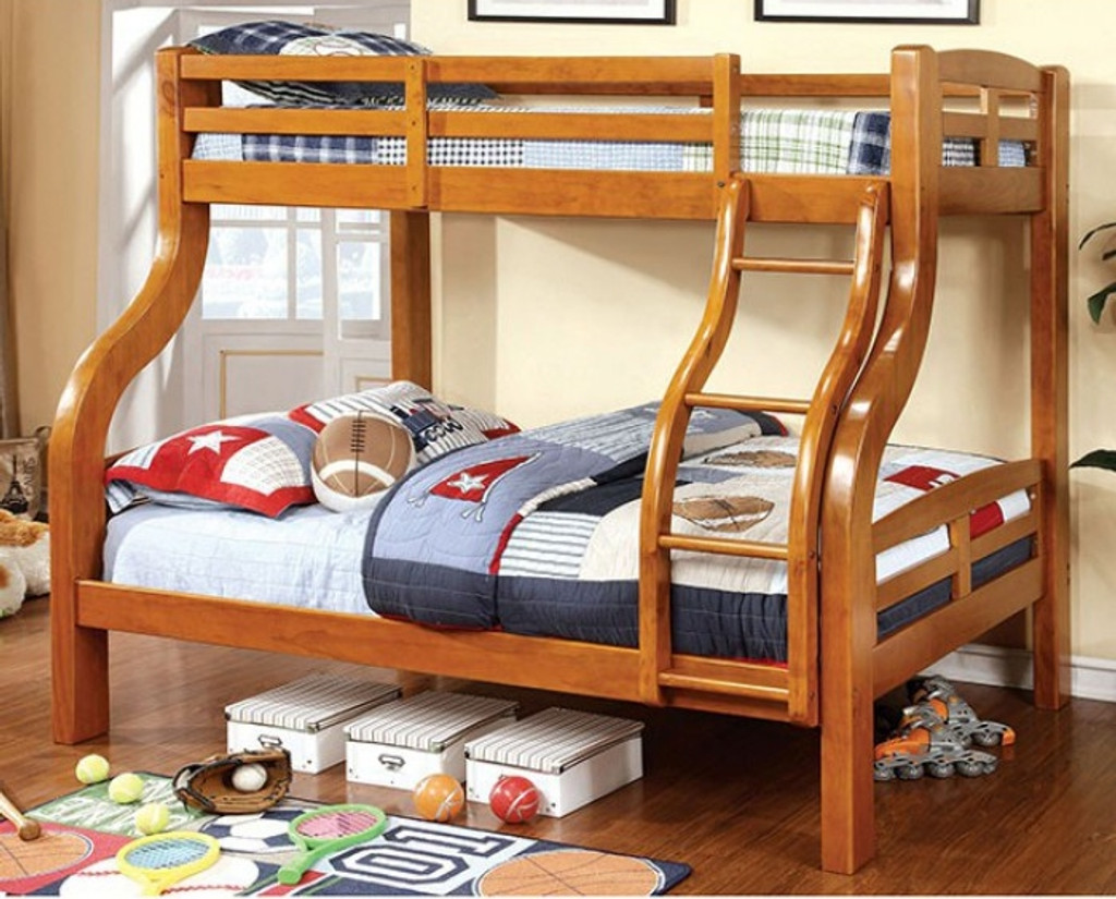 twin full bunk bed wood