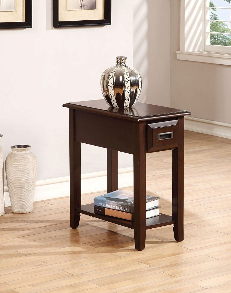 cherry chair side table