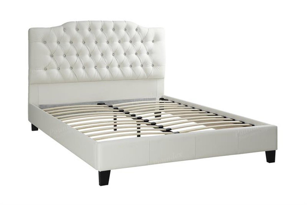 The Lola White Bed