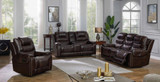 The North Power Dark Brown Reclining Collection