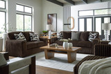Chocolate Corduroy Sectional