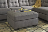 The Maier Grey Oversized Accent Ottoman