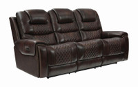 The North Power Dark Brown Reclining Collection