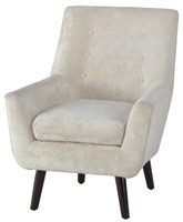 The Zossen Ivory Accent Chair