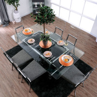 The Casper 7pc Glass Top Dining Set