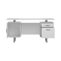 The Lawtey White Gloss Collection Desk