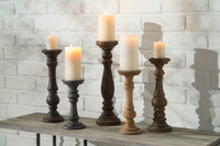 The Carston Set of 5 Candle Holders