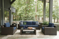 The Grasson Sofa 5pc Patio Set