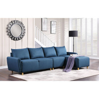 The Marcin Blue Sectional