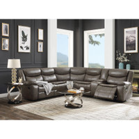 The Tavin Taupe Reclining Sectional