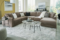 The Raeanna 6pc Deluxe Chaise Sectional