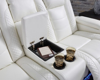 The Party Time LED Reclining Loveseat
