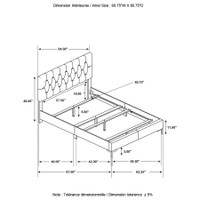 The Kendall Bedroom Collection Bed