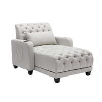 The Cuddler Beige Leisure Chaise