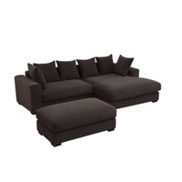 The Edeni Collection Sectional and Ottoman