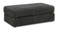 The Karinne Smoke Living Collection Oversized Ottoman