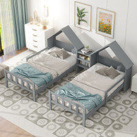 The Double Twin Size House Bed Collection