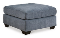 The Marleton Denim Collection Oversized Accent Ottoman