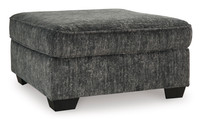 The Lonoke Gunmetal Oversized Accent Ottoman