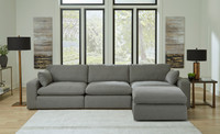The Elyza Smoke Collection Simple Sectional