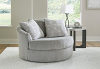 The Casselbury Collection Oversized Swivel Accent Chair