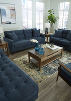The Bixler Navy Living Room Collection