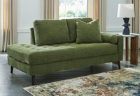 The Bixler Olive Right-Arm Facing Corner Chaise