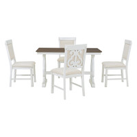 The Dianici White 5pc Dining Collection