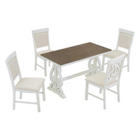 The Dianici White 5pc Dining Collection