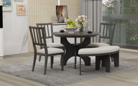 The Chianie Grey Round Dining Collection