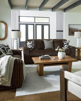 Chocolate Corduroy Sectional