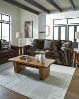 Chocolate Corduroy Sectional